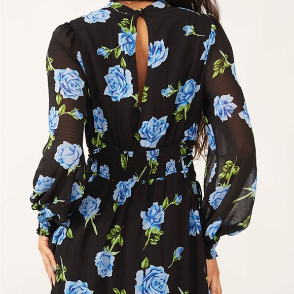 NWT Free People Samantha Lace Up Mini Dress - Picture 4 of 5